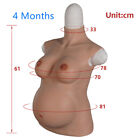 Knowu Pregnant Fake Chest With Belly Silicone Breast Forms Cosplay 4/6/9 Months