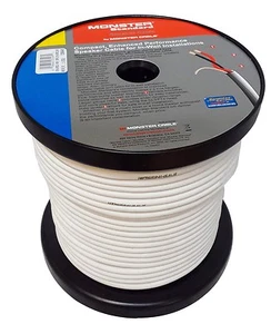 Cable de altavoz Monster Cable S16-2RCL CL3 clasificación de pared - calibre 16 - 150 pies de largo - Imagen 1 de 3