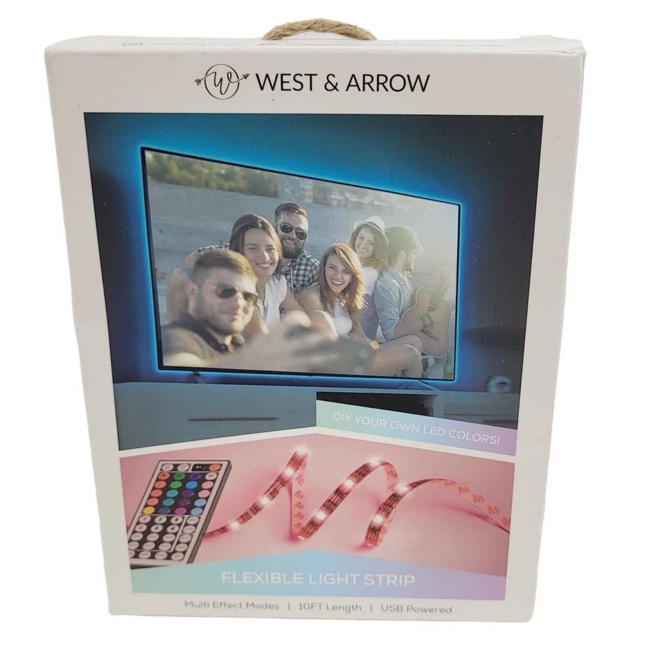 13.1' LED Flexible Strip Rope Light West & Arrow Ombre Color