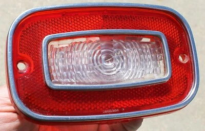 1971 1972 1973 Chevrolet Vega Reverse Back Up Tail Light Lens OEM GM 5965984-2 - Image 1 of 4
