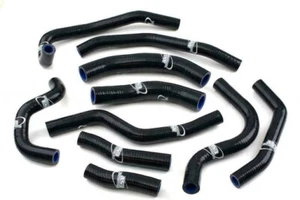 AS3 SILIKON KÜHLERSCHLÄUCHE für HONDA XL 600 V TRANSALP 1987-1993 - Bild 1 von 6