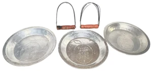 2 VTG 50's Androck Wire Pastry Blender Dough Mixer & 3 POPPIIN FRESH PIE TINS - Imagen 1 de 9