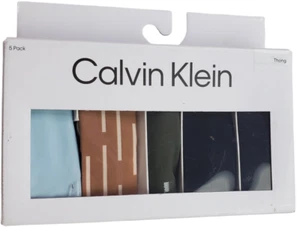Calvin Klein Womens Thong Underwear Invisibles Panty Size L Large 5 Pack - Picture 1 of 15