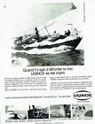 Publicit Advertising 067  1970  Uginox  acier inoxydable voilier
