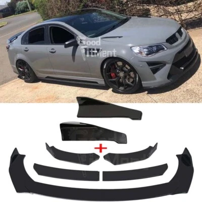 For Holden Commodore VE VF Car Front Bumper Lip Splitter + Side Skirt Spoiler AU - image 1 of 4