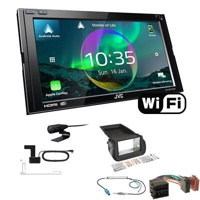 JVC Autoradio WiFi Apple CarPlay Android Auto für Citroen Nemo ab 2008 schwarz - Bild 1 von 4