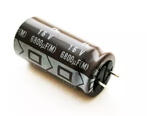 1 PCS Nichicon CAP 6800UF 6800MF 16V RADIAL SHORT LEGS (Replacing for 10V 6.3V ) - Picture 1 of 1