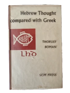 Hebrew Thought Compared With Greek /Thorlief Boman /Library of History & Doct. - Picture 1 of 24