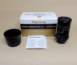 Tokina AF 80-400Mm F4.5-5.6 AT-X 840 AF II For Nikon with box - Picture 1 of 6