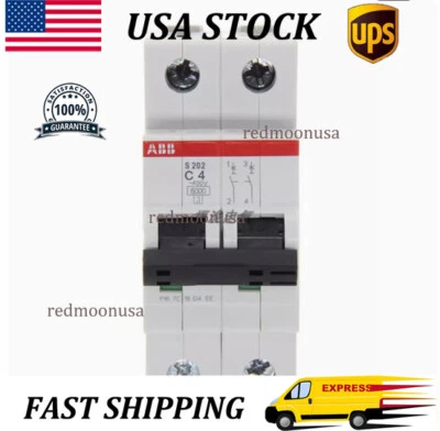NEW ABB S202-C4 Micro circuit breaker #DW - Image 1 of 2