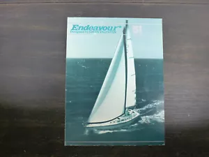 Endeavour 51 original factory sailboat brochure - Picture 1 of 3