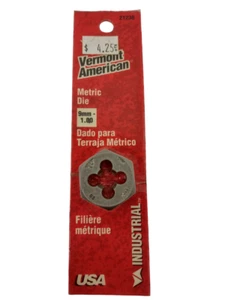 VERMONT AMERICAN 21238 METRIC HEX DIE 9MM X 1.00 - Picture 1 of 2