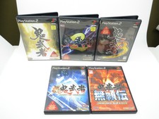 Onimusha 1 2 3 Buraiden Dawn of Dreams set Samurai Capcom PS2 PlayStation2 Japan