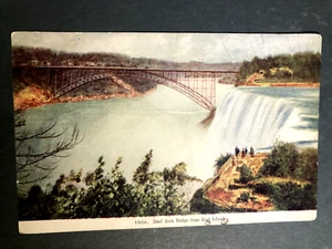 NIAGARA FALLS NY STEEL ARCH BRIDGE FROM GOAT ISLAND UNUSED DIVIDED BACK POSTCARD - Picture 1 of 2