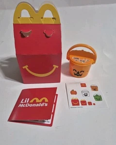 2025 Lil McDonald’s Boo Secchiello #08 Happy Meal Mini Arancione Halloween - Foto 1 di 6