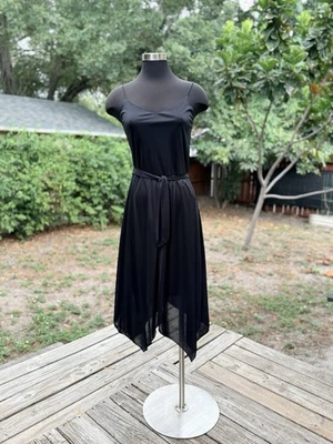 Vestido midi con dobladillo pañuelo Betsey Johnson de la década de 2000 Y2K hecho en EE. UU. Foto 1 de 4