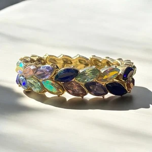 Pulsera vintage con gemas multicolores  - Imagen 1 de 5