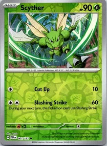 Scyther 001/162 - Temporal Forces Reverse Holo - Picture 1 of 2