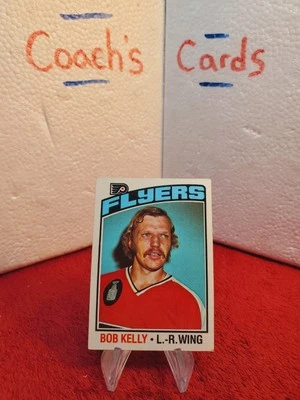 1976 Topps NHL Bob Kelly #219 Philadelphia Flyers - Image 1 of 3