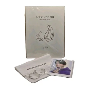 Juego completo de pendientes tallados rojos BTS JIMIN colección hecha por artista oficial  - Imagen 1 de 2