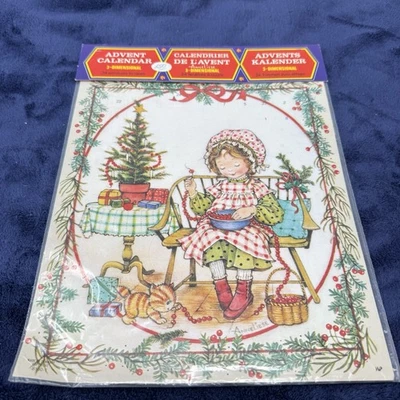 Calendario de Adviento Ratón Vintage Años 70 AnneLiese 3D Árbol de Navidad GEMO Dinamarca NUEVO Foto 1 de 4