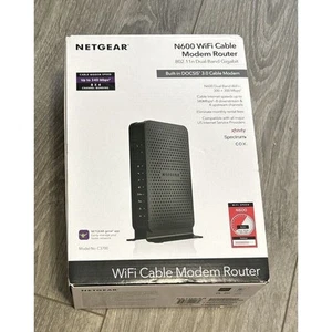 NETGEAR N600 Kabel WiFi Modem Router C3700 - Zdjęcie 1 z 6