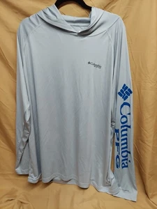 Columbia Herren PFG Fishing LS Shirt UPF 50 Omni Shade Grey Größe XXL - Bild 1 von 6