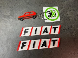 Coppia di Fregi FIAT Universali – Ideali per Panda Replica Stampa 3D - Foto 1 di 3