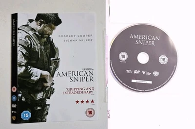 American Sniper - Region 2 - DVD DISC AND ARTWORK ONLY - VGC - Image 1 of 2