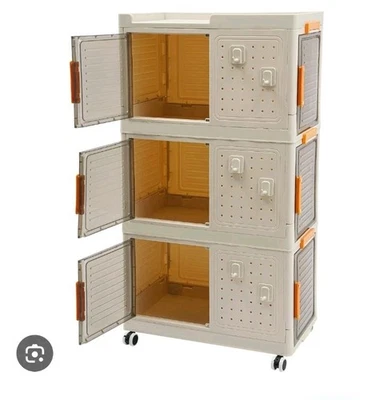 Gabinete de almacenamiento independiente organizador de gabinete de 3 niveles Foto 1 de 4