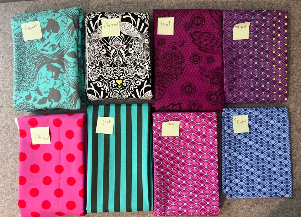 Paquete de tela rosa Tula Freespirit más de 8 yardas de tela Foto 1 de 1