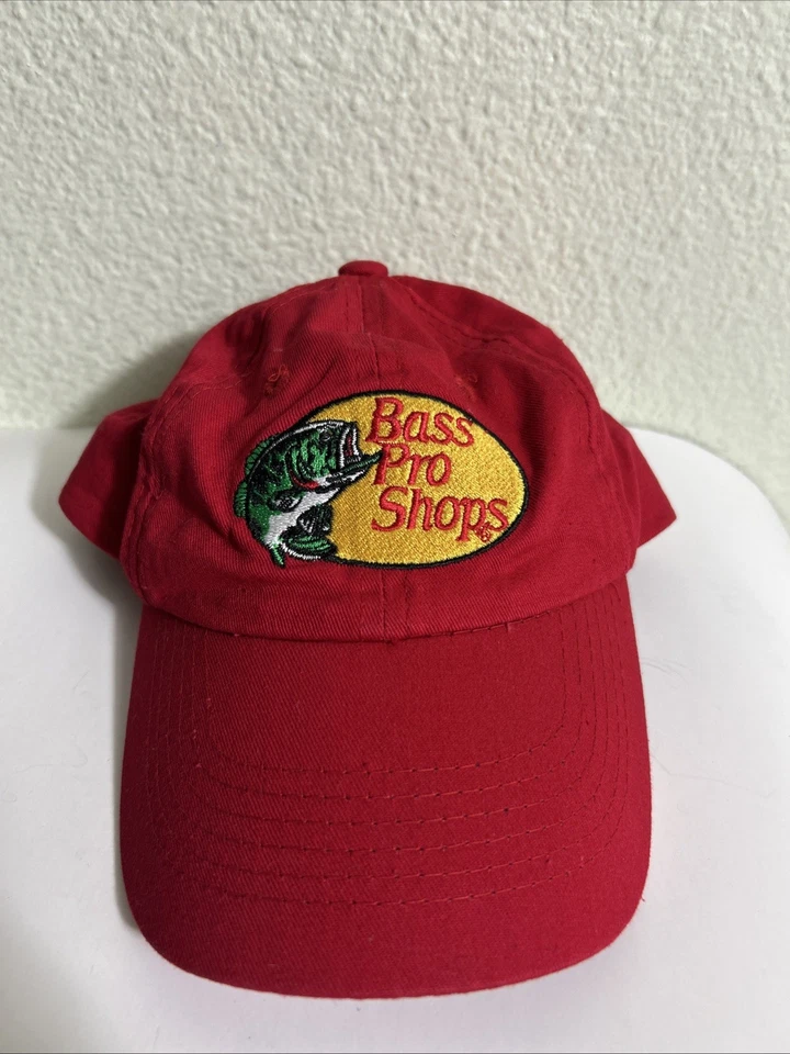 Gorra Bass Pro Shops para niños pequeños SnapBack roja ajustable Foto 1 de 4