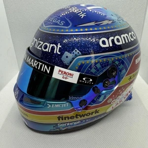 Aston Martin 1/2 Scale Helmet F1 F. Alonso 2023 Las Vegas GP BELL New - Picture 1 of 8