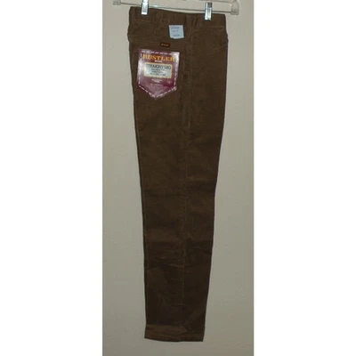 Vtg Rustler Straight Leg Western Men's Boys Corduroy Pants 28 x 32 Brown NWT USA - Image 1 of 3