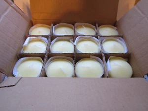 Elfenbein Stumpenkerzen 3x6 Zoll - Duftlose Stumpenkerzen - 12er Pack - Made in USA - Bild 1 von 5