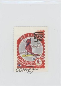 1996 Pro Stamps Stickers Cut Sheet St Louis Cardinals #SLCA
