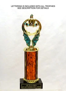 HALLOWEEN TROPHY PUMPKIN COSTUME PARTY AWARD - Picture 1 of 3
