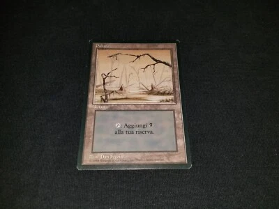 MTG 1x Revised basic land LP Italian FBB Swamp (High branch) - ships w/ trackin - Image 1 of 2