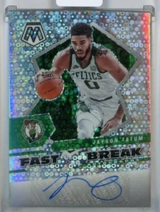 Jayson Tatum 2021-22 Panini Mosaic Autographs Fast Break #FBA-JAY - Picture 1 of 2