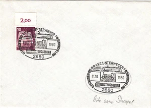 Treni Germania Coperchio Freno Unterwesser 1980 (07656) - Foto 1 di 1