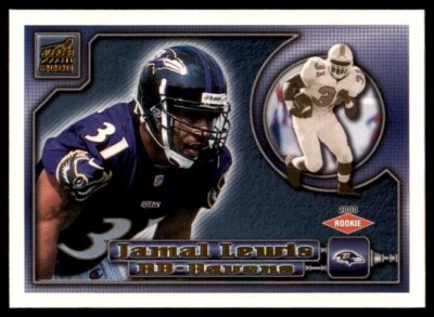2000 Pacific Aurora Jamal Lewis Rookie Baltimore Ravens #12 - Image 1 of 2