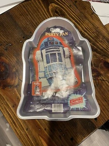 Sartén de pastel Star Wars R2-D2 sartén de fiesta Wilton 1983 Lucasfilm 12" de alto NUEVO - Imagen 1 de 5