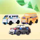 3x Transformable Cars Mini 2 in 1 Car Toy for Decoration