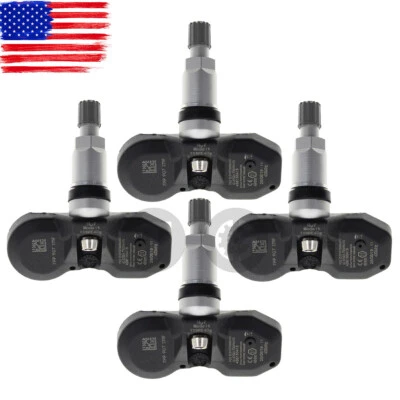 Sensores de presión de neumáticos 4 piezas TPMS 433 MHz para Audi A4 A6 A8 Volkswagen Touareg Foto 1 de 4