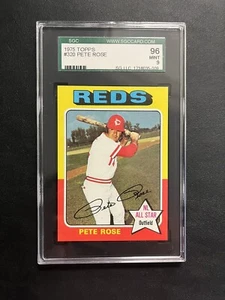 1975 TOPPS #320 SGC 96 PETE ROSE "HIT KING" CIN REDS—A TOP EXAMPLE💥*** (tgcs) - Picture 1 of 2