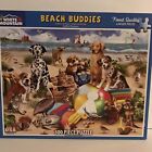 White Mountain 550 Piece Jigsaw Puzzle 'Beach Buddies'  Sand Dogs New