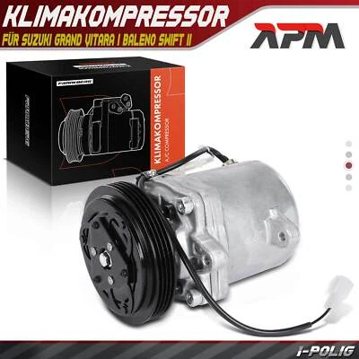 Compresseur D'Air 1-Polig pour Suzuki Grand Vitara I Baleno Eg Swift II Vitara - Photo 1/4