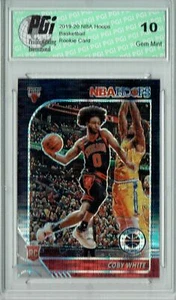Coby White 2019 NBA Hoops #204 Pulsar Premium Black Prizm Rookie Card PGI 10 - Picture 1 of 1