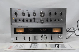 Denon PMA-500 Stereo Integrated Amplifier & TU-501 Stereo Tuner - Vintage Japan - Picture 1 of 24