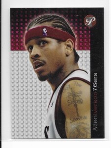 2003-04 Topps Pristine Mini- Allen Iverson Philadelphia 76ers! Rare!